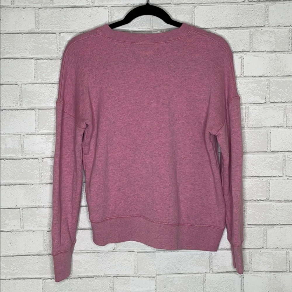 Madewell Pink Crewneck Sweatshirt - Picture 4 of 10